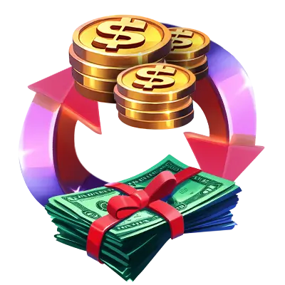 Exchange points for real money